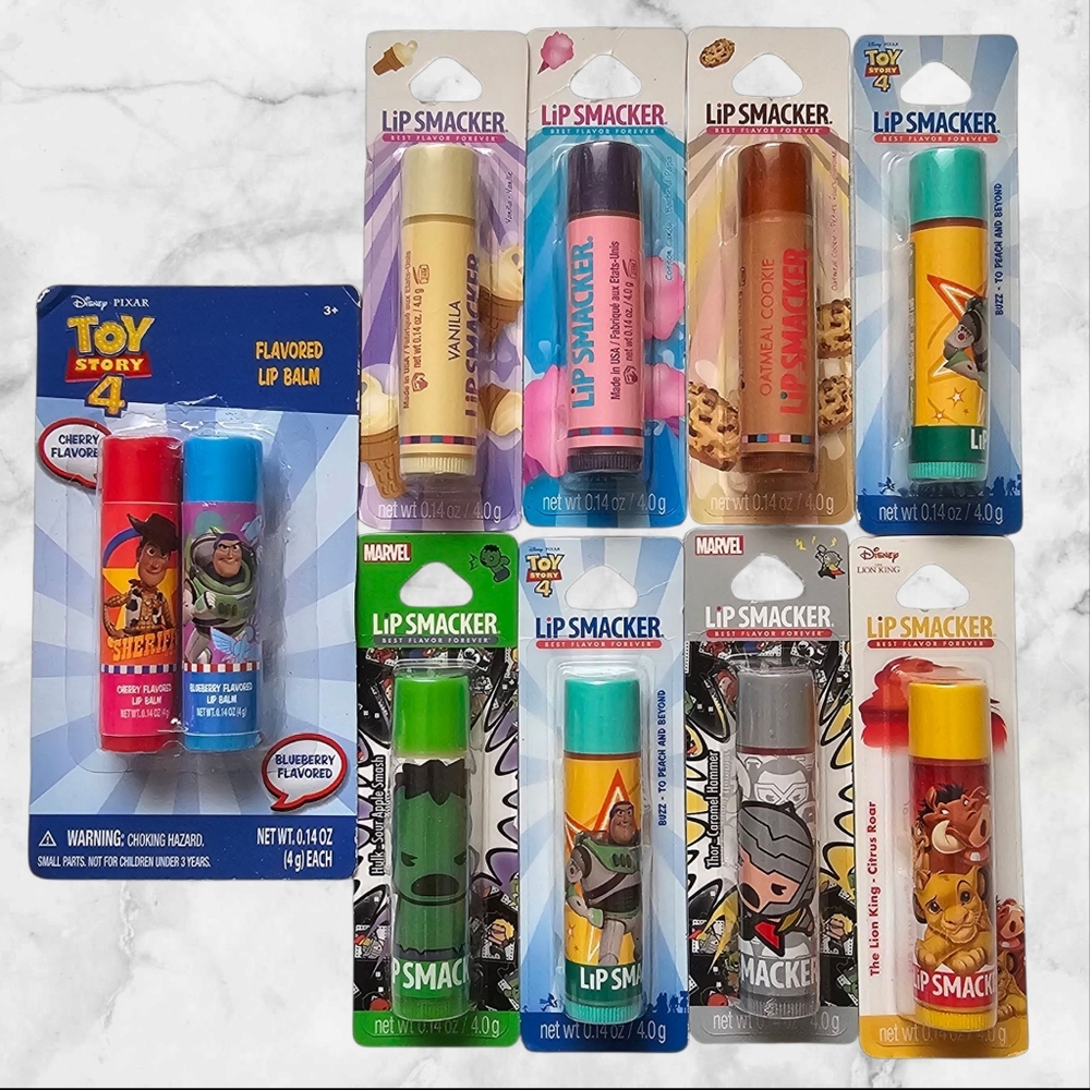 Lip Smacker Bundle Disney and Marvel Lip Balm Set - Multicolor